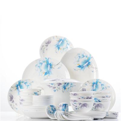 黄片操逼的48头聆听花开骨瓷礼品餐具套装
